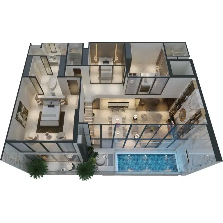 Duplex 4 Phòng ngủ