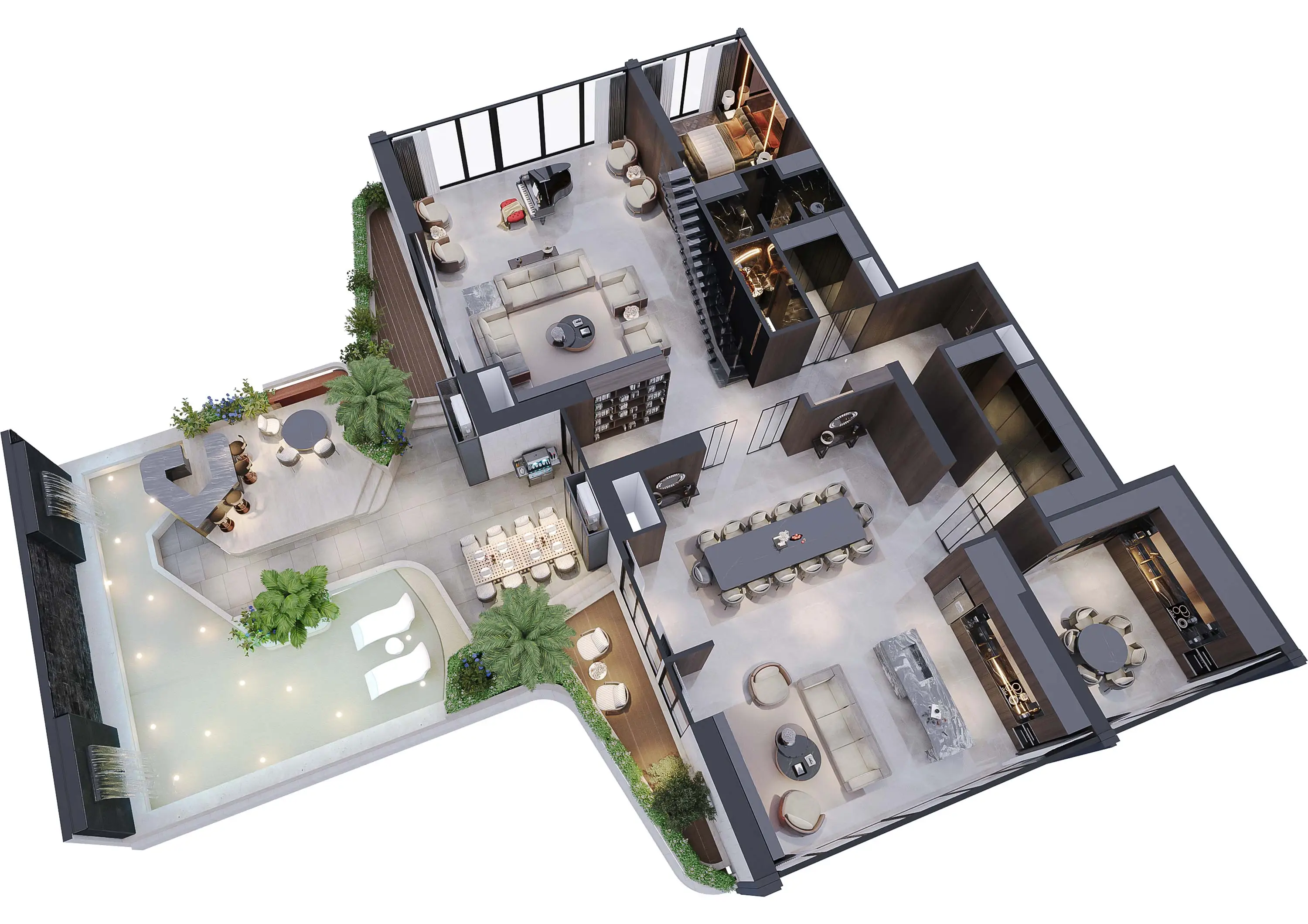 Penthouse Presidential – Mặt bằng